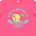 thumbnail image 4 of Inktastic Life's Better At The Beach Youth T-Shirt, 4 of 5