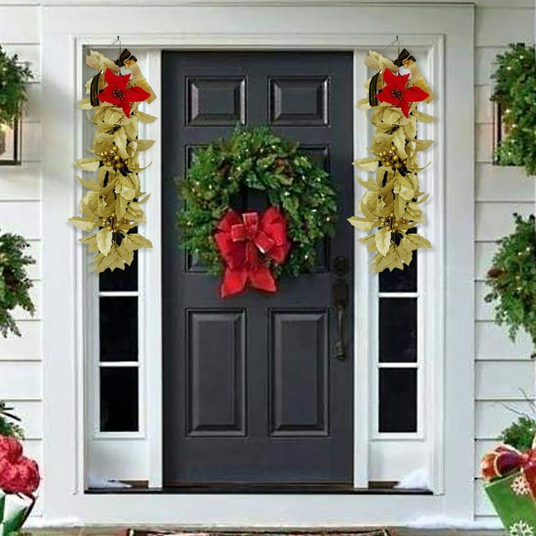 Christmas Wreath Front Door Decoration Artificial Wall Hanging
