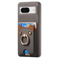 thumbnail image 2 of Case for FOXDOCK Google Pixel 8A , Leather, Bear Ring, Card Holder, 2 of 4