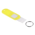 thumbnail image 4 of Uxcell 60x21mm Plastic Key Tags with Split Keyring Yellow 20 Count, 4 of 4