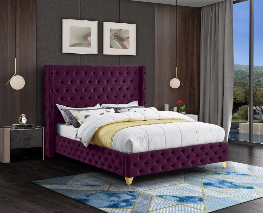 Purple bed discount