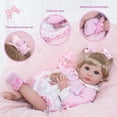 thumbnail image 5 of Aori Lifelike Baby Dolls Real Life Baby Dolls 22 Inch Realistic Girl Todder Dolls with Bunny Toy Doll Set for Girls Age 3+, 5 of 5