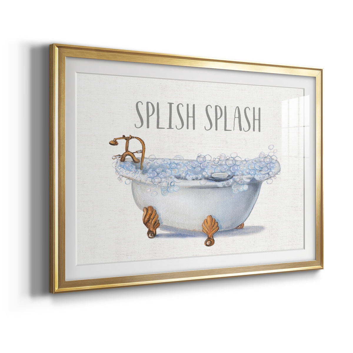 Splish Splash Premium Framed Print - Ready to Hang