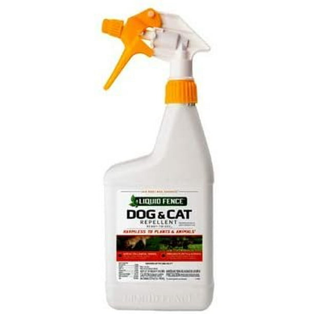 LIQUID FENCE HG71296 Dog & Cat Repellent, ReadytoUse, 32oz