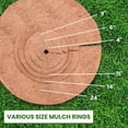 thumbnail image 5 of Envelor 20 pcs Coconut Fibers Mulch Ring 24 Inches Tree Protector Mat Coconut Mulch Cover Natural Coconut Fiber Weed Control Rings, Tree Ring Plant Cover for Indoor Outdoor Plants, Pot, Landscaping, 5 of 15