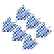 thumbnail image 1 of Uxcell Alas de Dardos Delgadas, Paquete de 6 Accesorios de Dardos PET, Tono Azul Oscuro y Plateado, 1 of 5