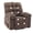 Linen | Coffee-colored, variant on Recliner Chair, Wide Rocker Chair, Rocking Chair with Massage and Heat,Heat Ergonomic Overstuffed Breathable Fabric Reclining Chair with 2 Side Pockets
