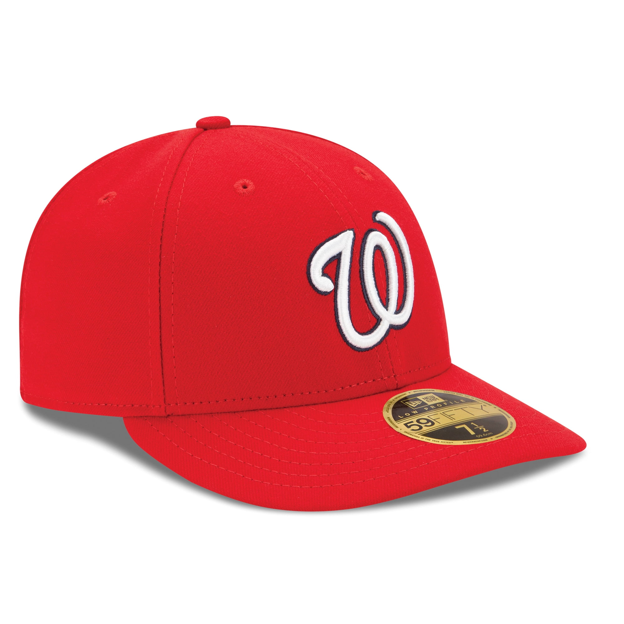 New Era Washington Nationals 59FIFTY Authentic Collection Hat Red 7 3/8