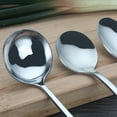 thumbnail image 6 of Hariumiu Long Handle Mixing Spoon Stainless Steel Soup Coffee Ice Cream Honey Milk Coffee Scoop Kitchen Utensil Cutlery Flatware, 6 of 7