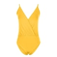 thumbnail image 4 of Conjunto de mono sólido sin mangas con cuello en V de verano Sexy para mujer a la moda + conjunto de falda con estampado Froral Wmkox8yi  bvn3171, 4 of 9