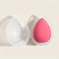 thumbnail image 3 of chock Protective Makeup Sponge Travel Case - Breathable Beauty Blender Holder with Clear Storage Box, 3 of 5