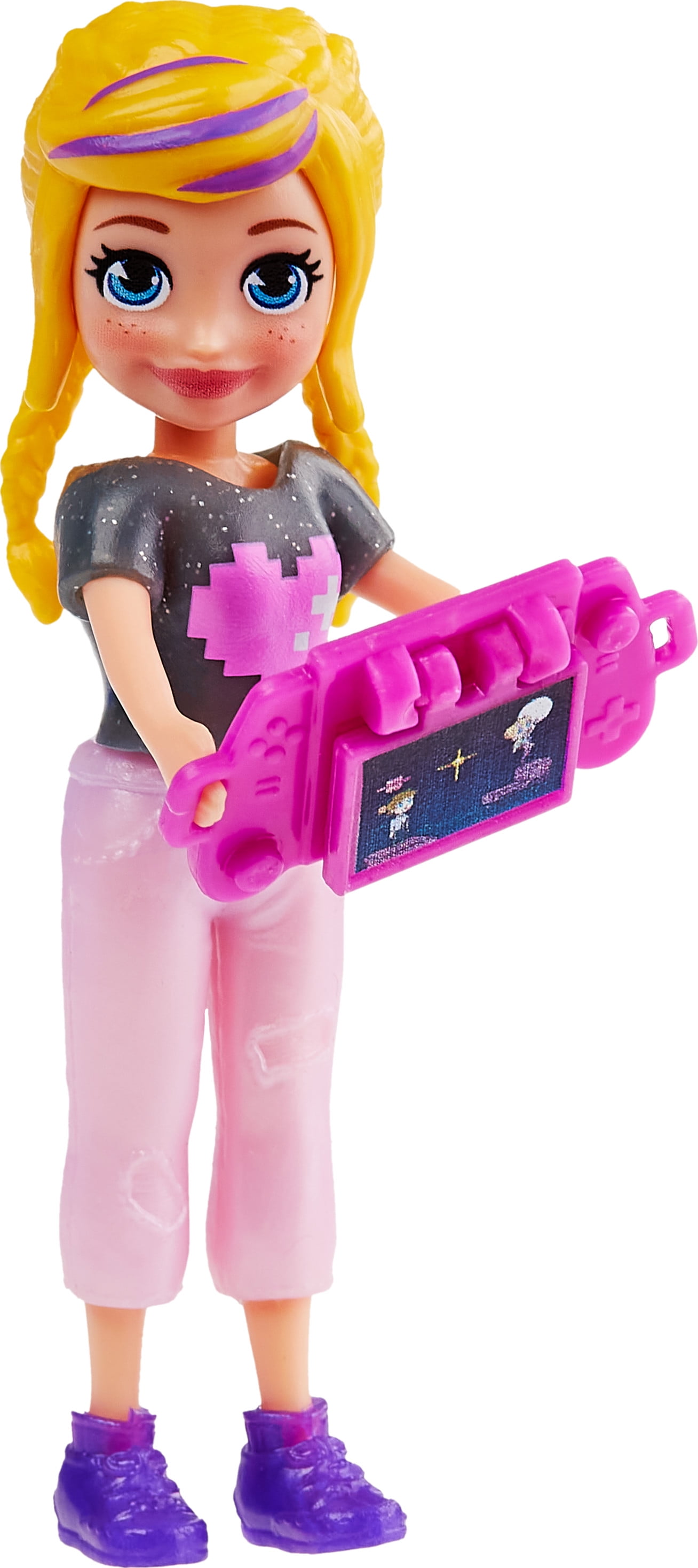 Polly Pocket Medium Fashion Pack, Travel Toy with Dolls and Clothing Accessories