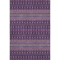 thumbnail image 2 of Addison Rugs Mayfield Washable Transitional Boho Purple Rectangle Rug, 5' x 7'6", 2 of 6