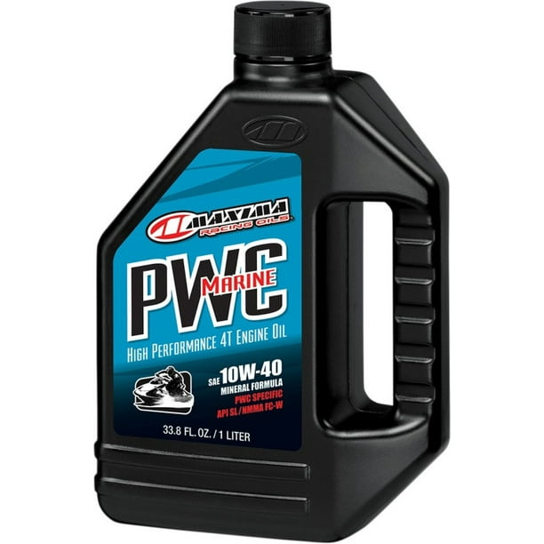 Maxima Pwc Marine 4-cycle 10w-40 Oil - Liter Bottle - Walmart.com 