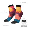 thumbnail image 6 of Rocae Neon Sunset Cyberpunk Cityscape for Premium Adult Socks,Comfortable, Breathable, and Durable Socks, Perfect for Everyday Wear, 6 of 7
