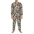 thumbnail image 3 of Haiem Dreamcatcher Pattern Men’s Long-sleeve Sleepwear,Sleepwear Set,2-piece Loungewear Set,Soft PJs Comfy Nightwear with Pockets-XX-Large, 3 of 7