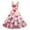 Hot Pink, variant on LWavelet Valentine's 2026 Love Heart Dress for Women, Sweetheart Rose Embroidered A Line Sleeveless Flowy Sundresses Red 2XL