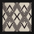 thumbnail image 2 of Marcus Prime 12x12 Black Modern Wood Framed Wall Art Titled - Triangular Majesty, 2 of 6