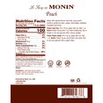 thumbnail image 3 of Monin - Peach Syrup, Fresh and Juicy Flavors, Great for Iced Teas, Lemonades, and Sodas, Non-GMO, Gluten-Free (750 ml, 25.4 fl.oz), 3 of 7