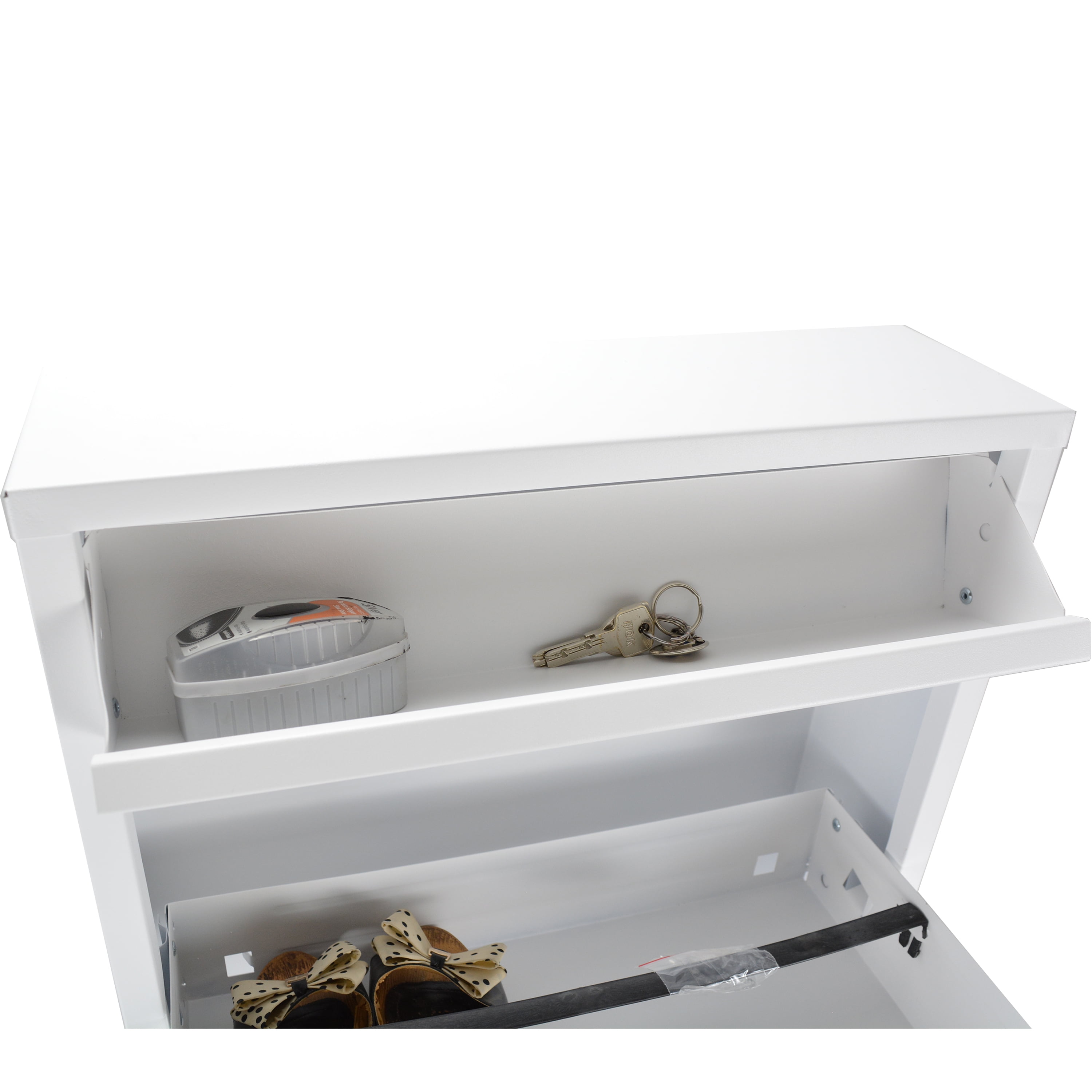 3 Drawer Shoe Storage Cabinet – SPACEROCK Wall Mounted & No