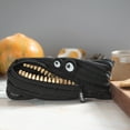 thumbnail image 4 of ZIPIT Grillz Pencil Case | Black Pencil Pouch for College and Office, 4 of 10