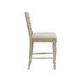 thumbnail image 3 of Tabouret de comptoir Hunter blanchi à la chaux, 3 of 8