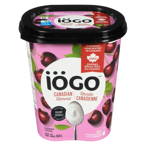 iÖGO Canadian Harvest 3.2% Cherry Yogurt