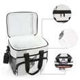 thumbnail image 6 of FORMRS Insulated Cooler Bag 24 Cans Capacity Soft Leakproof Lunch Box with Side Pockets, Black Cute Cat, 6 of 7