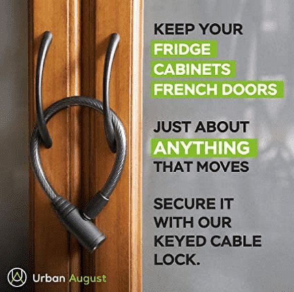Refrigerator Locks for Adults: Keep Your Food and Drinks Secure with U –  Urban August