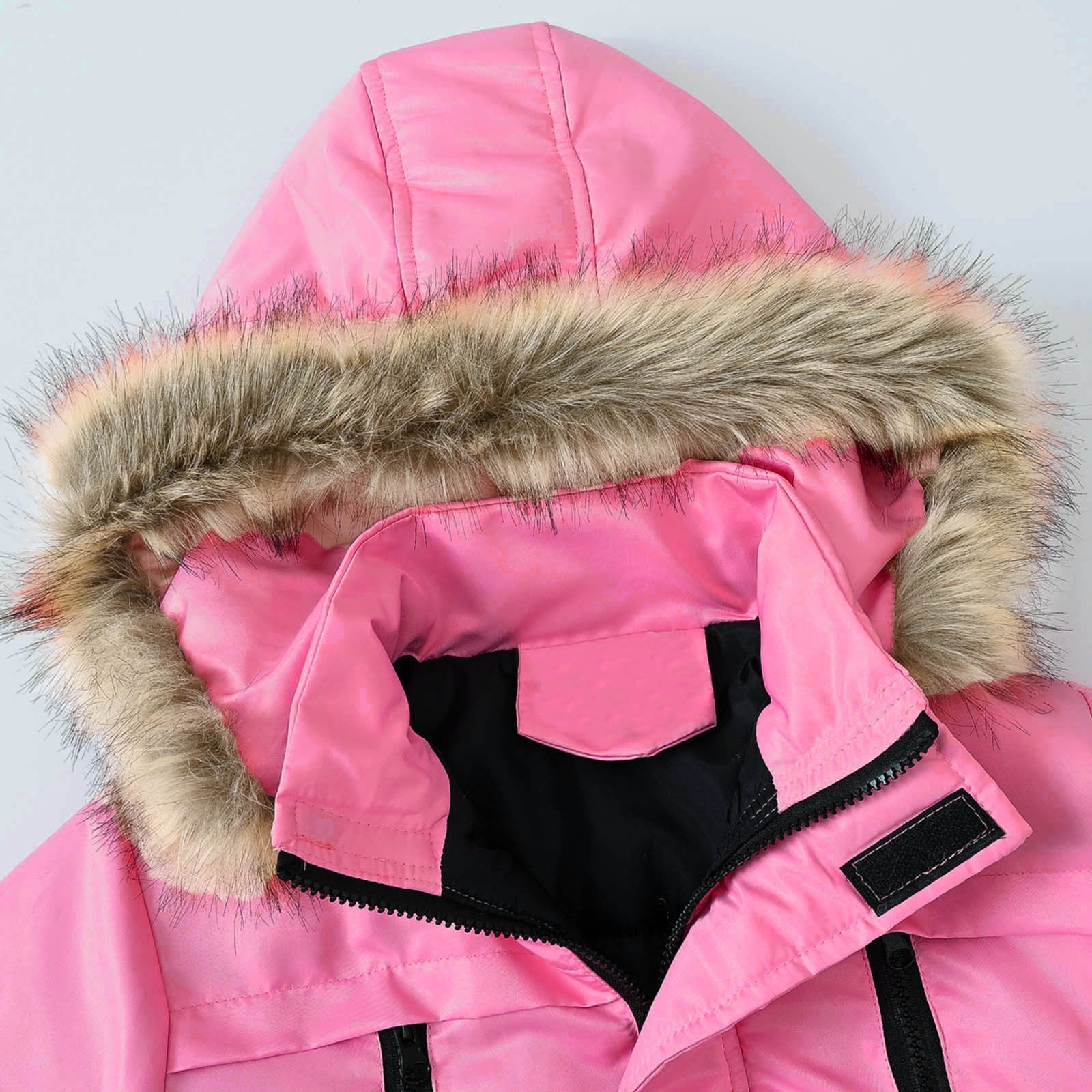 Girls pink winter jacket hotsell