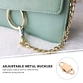 thumbnail image 2 of Golden Zinc Alloy Adjustable Buckle for Bags Durable and Sturdy with 2pcs Metal Buckles, 2 of 7