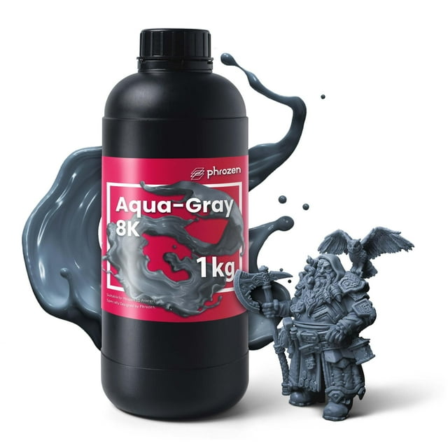 Resina para Impresión 3D Phrozen Aqua Gray 8K para Impresora 3D LCD 8K