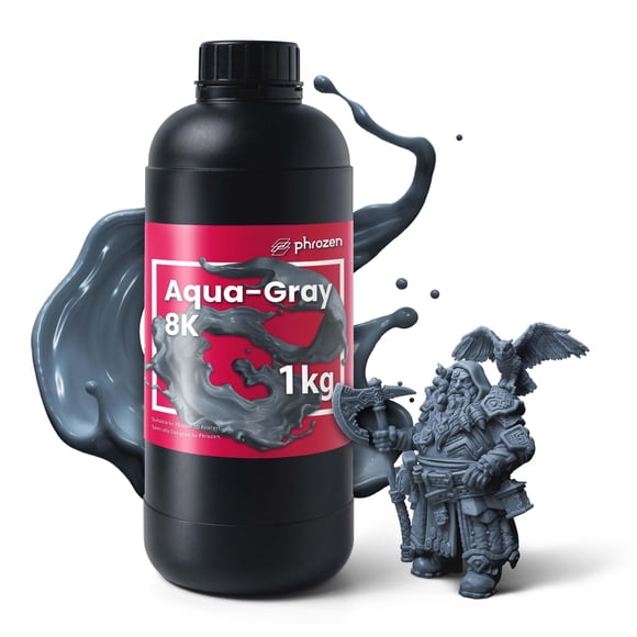 Resina para Impresión 3D Phrozen Aqua Gray 8K para Impresora 3D LCD 8K