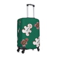 thumbnail image 3 of Disketp Gingerbread Snowman Cookies Elastic Travel Luggage Cover Travel Suitcase Protective Cover For Trunk Case Apply To 18''-32'' Suitcase Cover-X-Large, 3 of 9