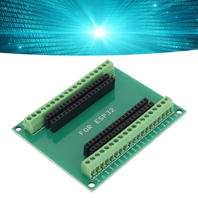 Microcontroller Development Board, 38 Pin ESP32 Development Board Low Power Consumption Reliable Double Layer PCB for Smart Home