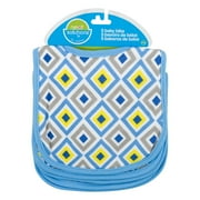 Graphic Print Knit Terry Bibs 5-pack, Bl