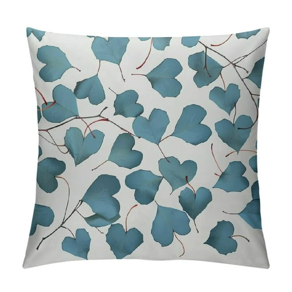 Qinduosi Blue Throw Pillow Covers Cases Set of  Neutral Accent Modern Farmhouse Nautical Pillow Covers with Soft Chenille Decorative for Couch Bed Living Room Outdoor White