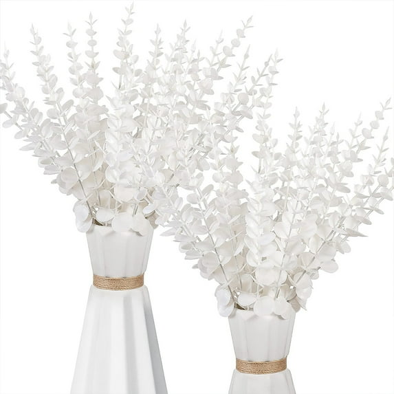 Tookss 160PCS Artificial Eucalyptus Leaf Lightweight Flexible Faux Plants For Dining Room Bedrooms Bathrooms Decor