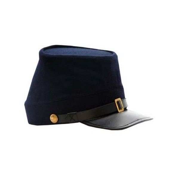 SZCO Supplies unisex adult Visor kepi, Blue,Brass, Medium US