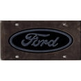 thumbnail image 1 of Logo Ford Noir sur Plaque d'Immatriculation Laser Or, 1 of 1