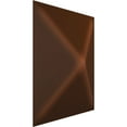 thumbnail image 2 of Ekena Millwork 11 7/8"W x 11 7/8"H Sellek EnduraWall Decorative 3D Wall Panel, Universal Aged Metallic Rust (Covers 0.98 Sq. Ft.), 2 of 5