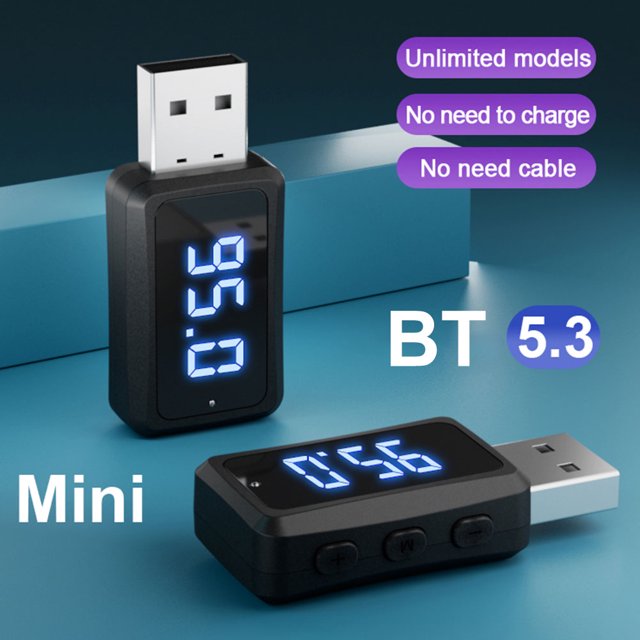 Receptor De Transmisor Fm Para Coche FM02 Mini adaptador USB Manos libres Llamada Receptor de audio Transmisor Accesorios para automóviles
