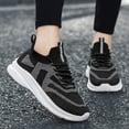 thumbnail image 2 of Eashery Mens Shoe Fashion Men's Trail Running Road Running Shoes Non Slip Lightweight Sneakers Lace Up Walking Gym Shoes Black 9, 2 of 5