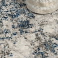 thumbnail image 2 of BNM Distressed Modern Indoor Area Rug, 3' x 5', Blue, 2 of 8