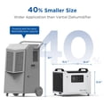 thumbnail image 4 of Moiswell 70 Pints 1,000 Sq. Ft. Energy Star Certified Commercial Dehumidifier with Pump for Crawlspace, 4 of 8