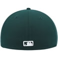 thumbnail image 4 of Men's New Era Green New York Yankees White Logo 59FIFTY Fitted Hat, 4 of 5