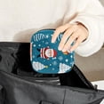 thumbnail image 6 of Sanitary Napkin Storage Bag, Cute Santa Christmas Tree and Snowflakes Pattern Portable Menstrual Pad Bag for Teen Girls Store Panty Liners Tampons Sanitary Pads for Women Ladies, 6 of 6