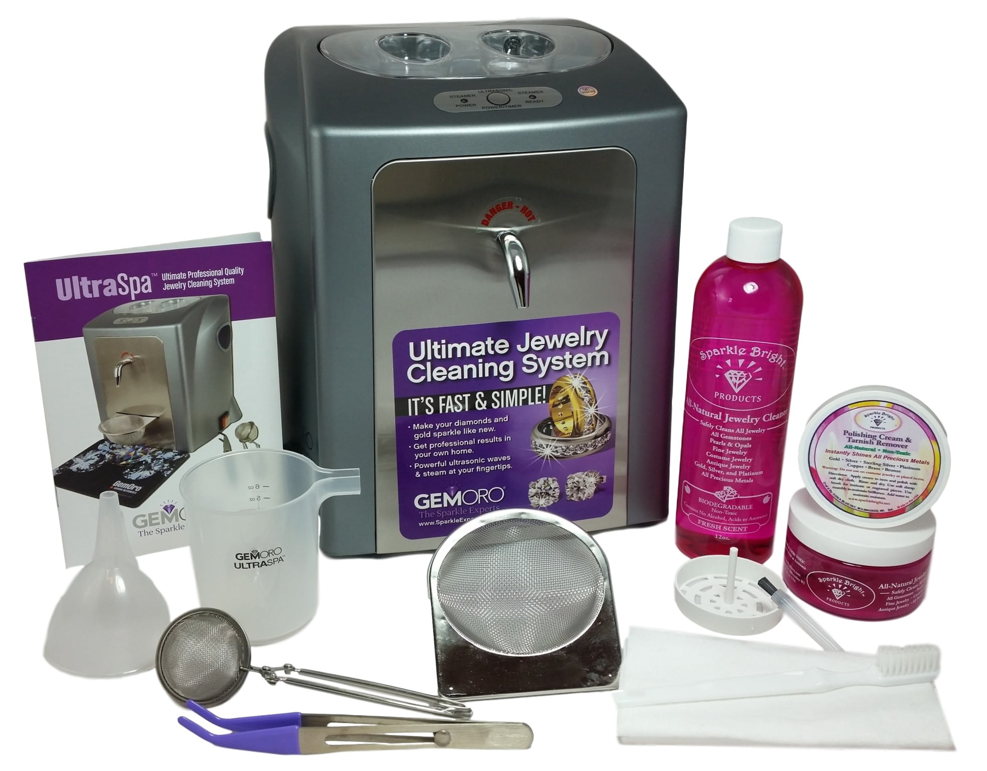 Sparkle Bright GEMORO 0377 ULTRASPA DUAL ULTRASONIC AND
