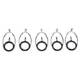 thumbnail image 1 of LOVIVER Prettyia 5pcs Ceramic Eyes Fishing Rod Guide Stainless Diameter 17.8mm, 1 of 7