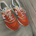 thumbnail image 3 of New Balance 997H Energy Red Atomic Yellow Cordura Suede Multicolor Sneakers S12, 3 of 6